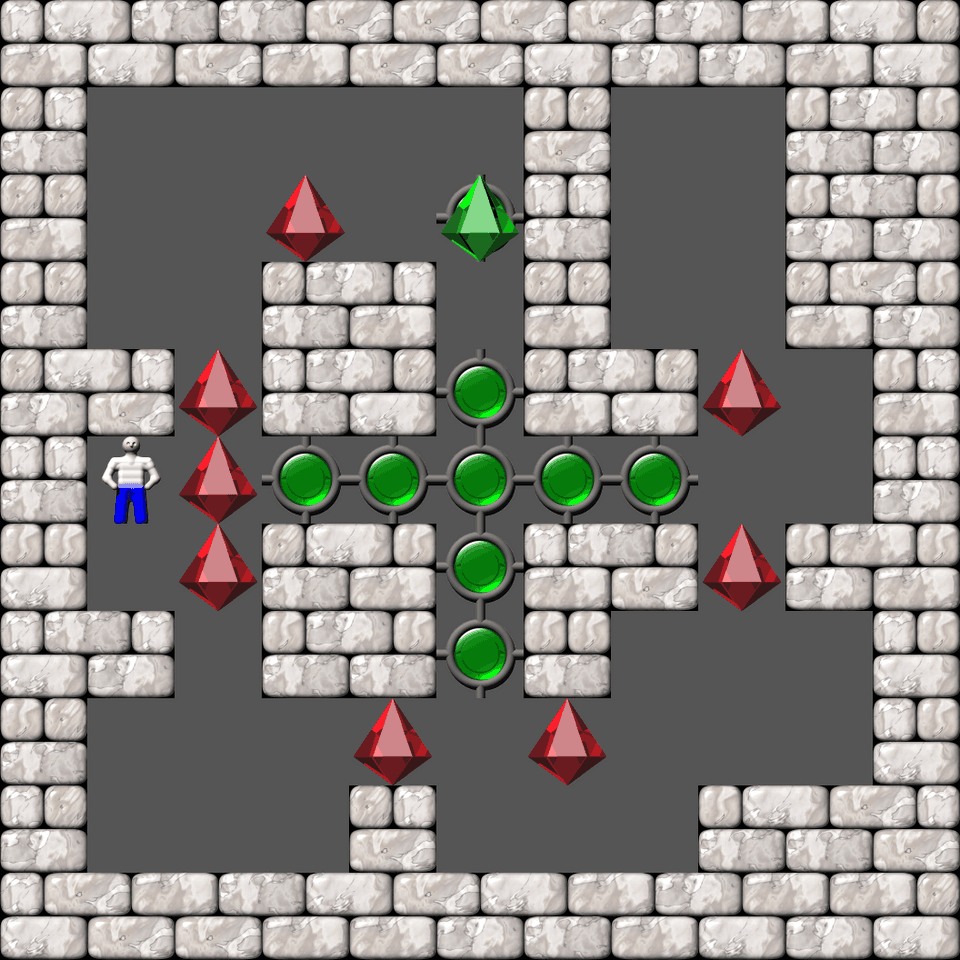 Sokoban Bugs Collection 97 level 6